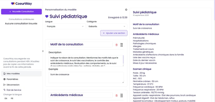 Créateur de modèles