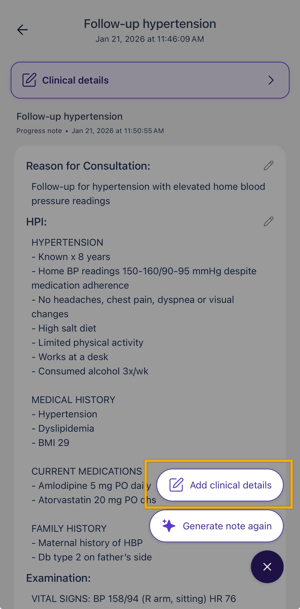 adding clinical details 4