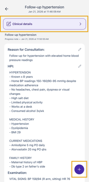 adding clinical details 5