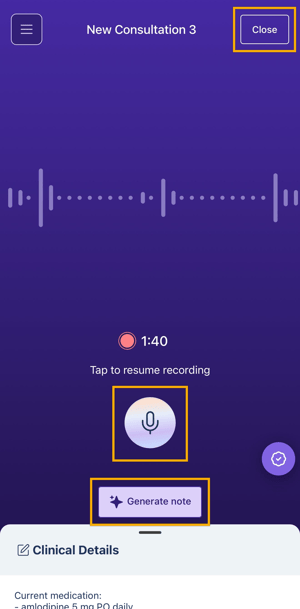 finishing consultation