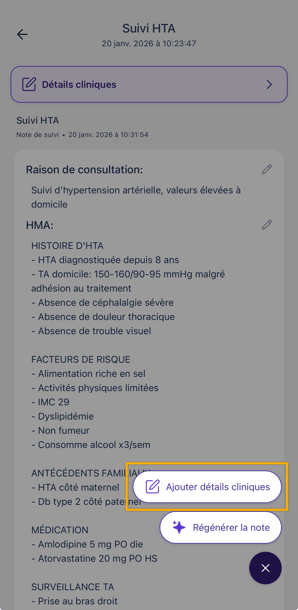 note générée ajouter détails cliniques 3